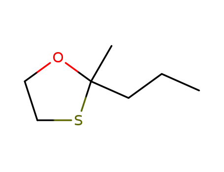 Molecular Structure of 26990-57-8 (1,3-Oxathiolane, 2-methyl-2-propyl-)