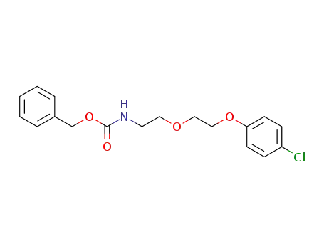 {2-[2-(4-chloro-phenoxy)-ethoxy]-ethyl}-carbamic acid benzyl ester
