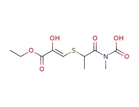 3-[1-(carboxymethyl-carbamoyl)-ethylsulfanyl]-2-hydroxy-acrylic acid ethyl ester