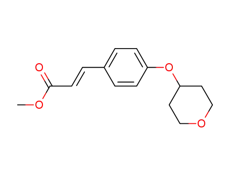 methyl 4-(tetrahydro-4H-pyran-4-yloxy)cinnamate