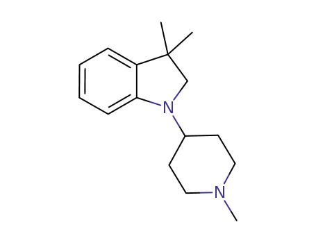 3,3-dimethyl-1-(1-methyl-4-piperidinyl)-2,3-dihydro-1H-indole
