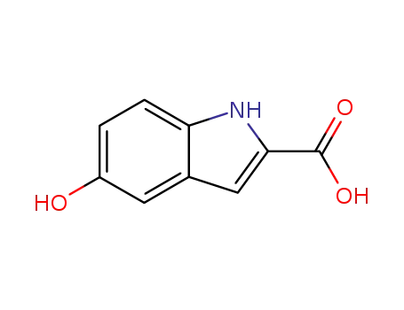 Molecular Structure of 21598-06-1 (5-Hydroxyindole-2-carboxylic acid)