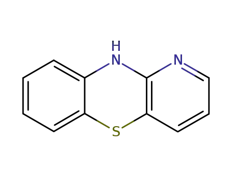 Molecular Structure of 261-96-1 (10H-pyrido(3,2-b)(1,4)benzothiazine)
