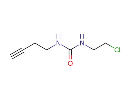 Molecular Structure of 928830-20-0 (Urea, N-3-butyn-1-yl-N'-(2-chloroethyl)-)