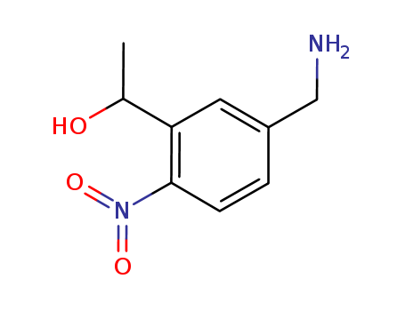 1-(5-(aminomethyl)-2-nitrophenyl)ethanol