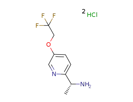 (1R)-1-{5-[(2,2,2-trifluoroethyl)oxy]pyridin-2-yl}ethylamine dihydrochloride