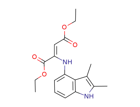 [(2,3-dimethyl-1H-indol-4-yl)amino]fumaric acid diethyl ester