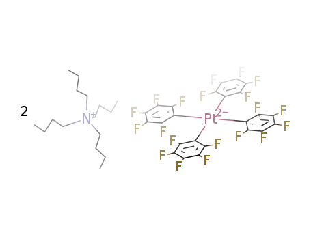 {NBu4}{Pt(pentafluorophenyl)4}