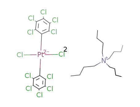 (NBu4)2{trans-PtCl2(C6Cl5)2}