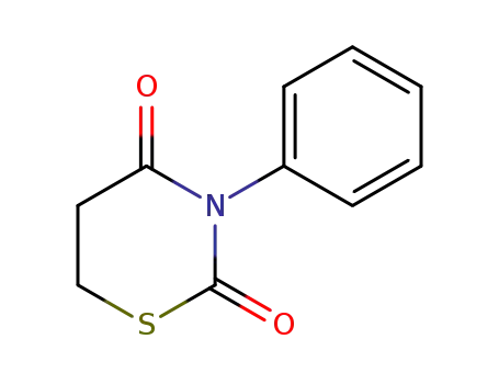 Molecular Structure of 880-84-2 (3-phenyl-1,3-thiazinane-2,4-dione)