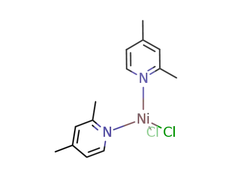 Molecular Structure of 24884-44-4 (Nickel, dichlorobis(2,4-dimethylpyridine)-)