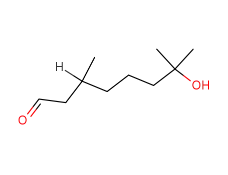 Synthesis of hydroxycitronellal,3,7-Dimethyl-7-hydroxyoctanal