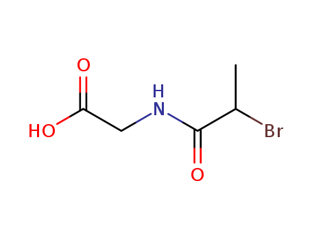 Glycine,N-(2-bromo-1-oxopropyl)- cas  25413-03-0