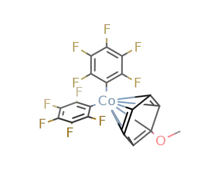 bis(pentafluorophenyl)(η6-anisole)cobalt(II)