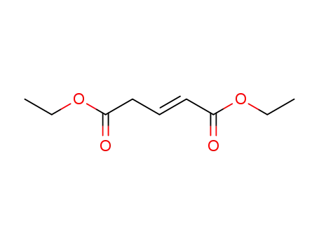 Molecular Structure of 73178-43-5 ((E)-2-Pentenedioic acid diethyl ester)
