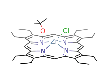 (C36H44N4)Zr(OC(CH3)3)Cl