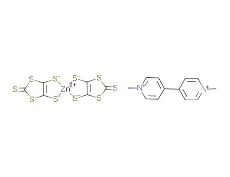 (1,1'-dimethyl-4,4'-bipyridinediium) bis(2-thioxo-1,3-dithiol-4,5-dithiolato)zincate