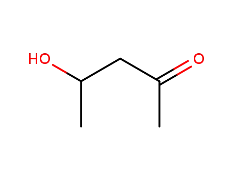 Molecular Structure of 4161-60-8 (4-hydroxypentan-2-one)