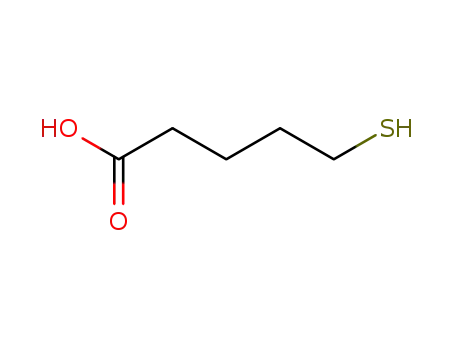 Molecular Structure of 30247-98-4 (Pentanoic acid, 5-mercapto-)