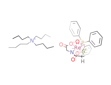 ReO(tioproninato)(o-diphenylphosphinophenolato)[(n-C4H9)4N]