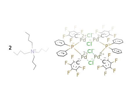 [NBu4]2[Pd4(μ-Cl)4(μ-PPh2)2(C6F5)4]