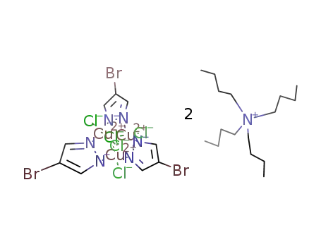 [N(n-C4H9)4]2[Cu3(μ3-Cl)2(μ-4-bromopyrazolato)3Cl3]