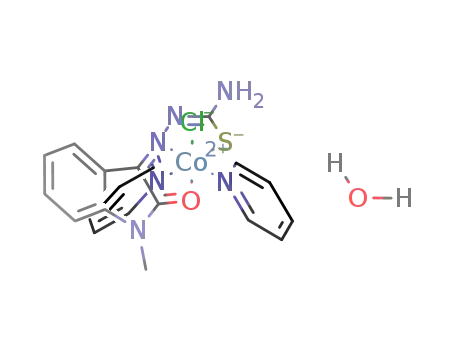[(N-methylisatin β-thiosemicarbazone(-1H))Co(Cl)(pyridine)2]*H2O
