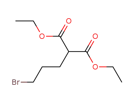 Molecular Structure of 10149-21-0 (DIETHYL 3-BROMOPROPYLMALONATE)