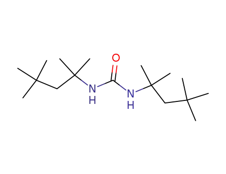 Molecular Structure of 2092-58-2 (1,3-bis(2,4,4-trimethylpentan-2-yl)urea)
