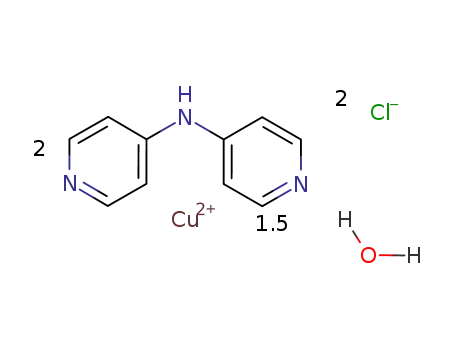 [CuCl2(bis(4-pyridyl)amine)2]*1.5H2O