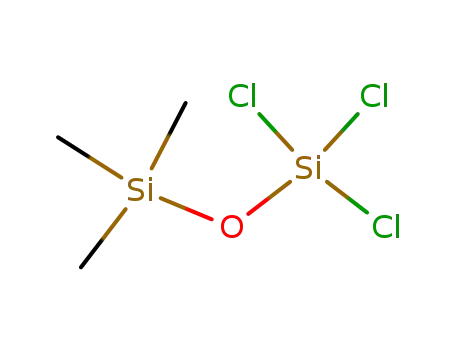 Molecular Structure of 2750-45-0 (TRIMETHYLSILOXYTRICHLOROSILANE)