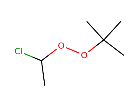 Molecular Structure of 20614-18-0 (Peroxide, 1-chloroethyl 1,1-dimethylethyl)