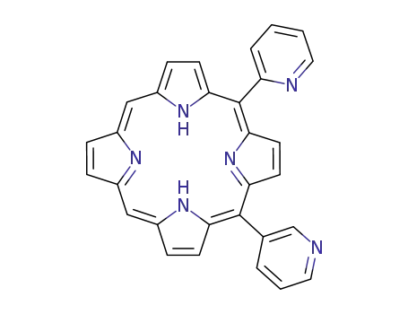 5-(2-pyridyl)-10-(3-pyridyl)porphyrin