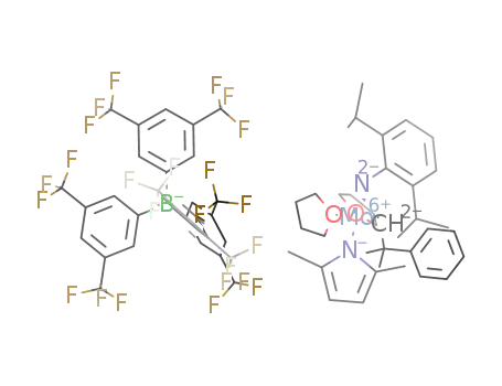 [Mo(N(2,6-diisopropylphenyl))(CHCMe2Ph)(2,5-dimethylpyrrolide)(tetrahydrofuran)2][B(3,5-(CF3)2C6H3)4]