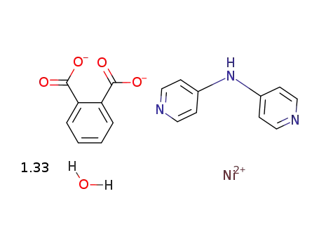 ([Ni(di(4-pyridyl)amine)(homophtalate)]*1.33water)n