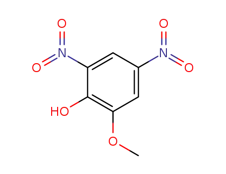 Molecular Structure of 4097-63-6 (6-Methoxy-2,4-dinitrophenol)