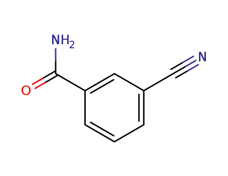 Molecular Structure of 3441-01-8 (3-CYANO-BENZAMIDE)