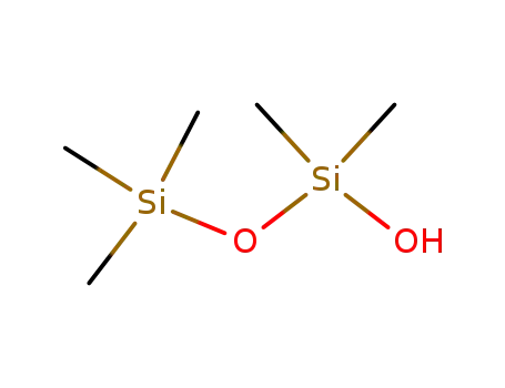 Molecular Structure of 56428-93-4 (Disiloxanol, pentamethyl-)