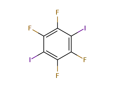 Molecular Structure of 392-57-4 (1,4-DIIODOTETRAFLUOROBENZENE)