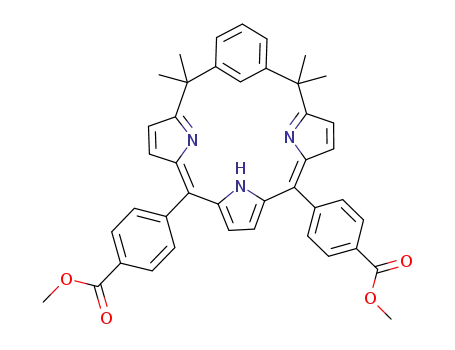 11,16-bis(4-methylbenzoate)-6,6,21,21-tetramethyl-m-benziporphodimethane