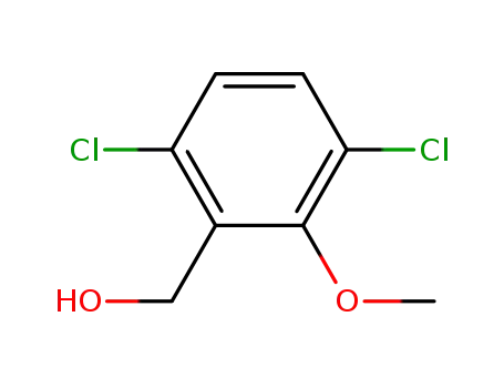 Molecular Structure of 4849-12-1 (3,6-Dichloro-2-methoxybenzyl alcohol)