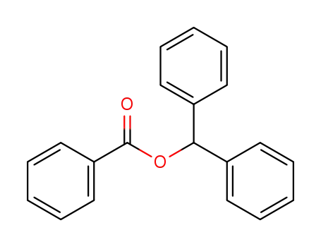 Molecular Structure of 7515-28-8 (diphenylmethyl benzoate)