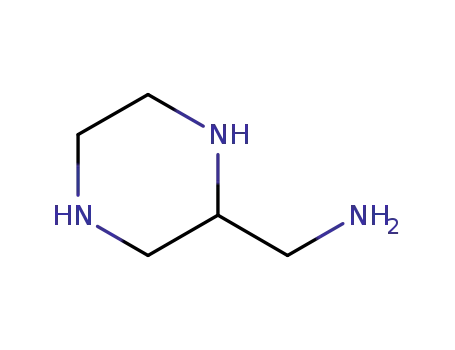 Molecular Structure of 130861-85-7 (2-AMINOMETHYL PIPERAZINE)
