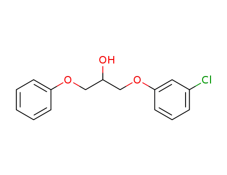 1-(3'-chlorophenoxy)-3-phenoxypropan-2-ol