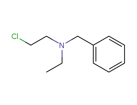 Benzenemethanamine, N-(2-chloroethyl)-N-ethyl-
