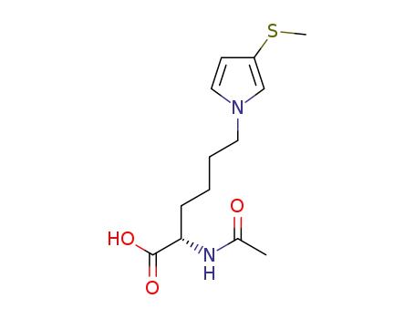 S-[1-(5-acetylamino-5-carboxypentyl)-1H-pyrrol-3-yl]thiomethane