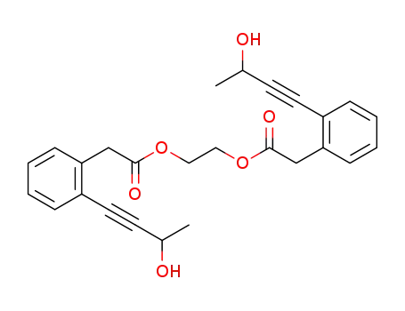ethane-1,2-diyl bis(2-(2-(3-hydroxybut-1-ynyl)phenyl)acetate)