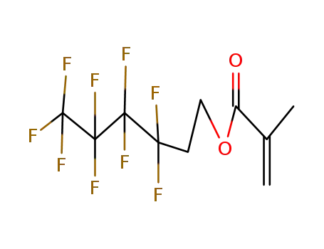 Molecular Structure of 1799-84-4 (2-(Perfluorobutyl)ethyl methacrylate)
