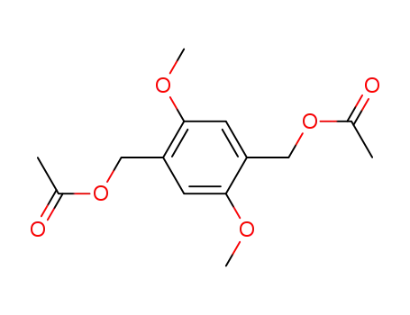 Molecular Structure of 52251-27-1 (1,4-Benzenedimethanol, 2,5-dimethoxy-, diacetate)