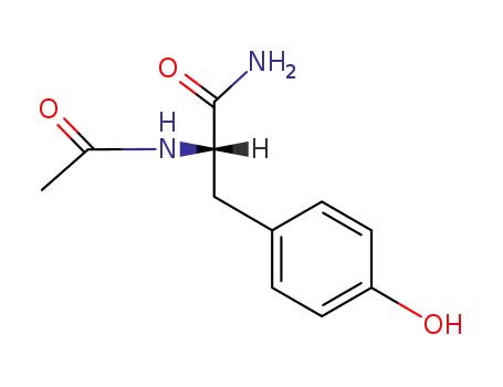 Benzenepropanamide, a-(acetylamino)-4-hydroxy-, (aS)-